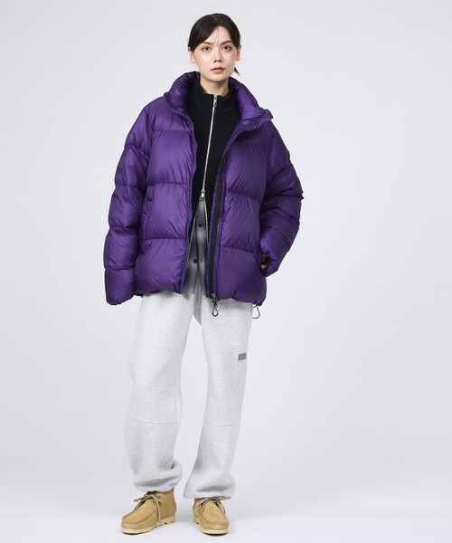 Pyrenex(ピレネックス)の「【PYRENEX / ピレネックス】HMY013 SHIFT RIPSTOP / シフト / スタンドカラーダウンジャケット / ユニセックス(ブルゾン・メンズ・パープル・S/M/L)」の2枚目の写真