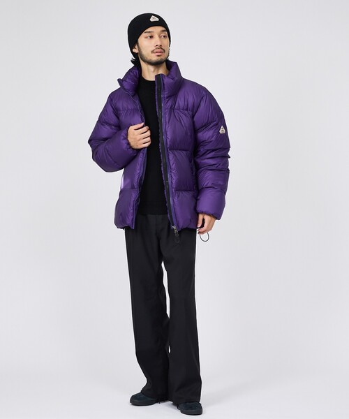 Pyrenex(ピレネックス)の「【PYRENEX / ピレネックス】HMY013 SHIFT RIPSTOP / シフト / スタンドカラーダウンジャケット / ユニセックス(ブルゾン・メンズ・パープル・S/M/L)」の7枚目の写真