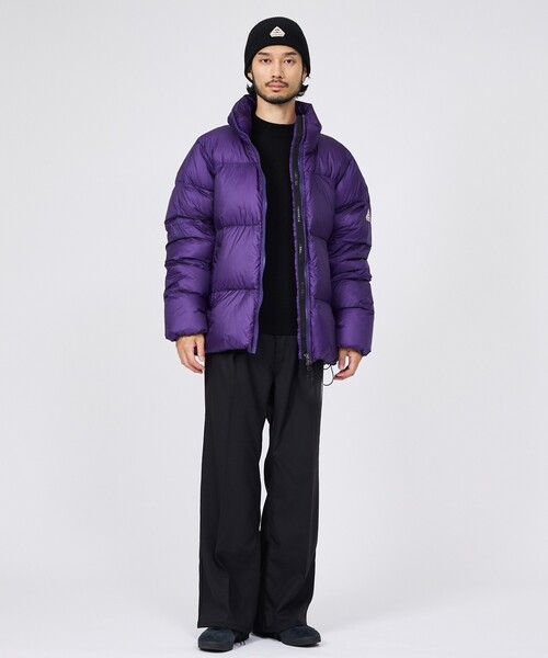 Pyrenex(ピレネックス)の「【PYRENEX / ピレネックス】HMY013 SHIFT RIPSTOP / シフト / スタンドカラーダウンジャケット / ユニセックス(ブルゾン・メンズ・パープル・S/M/L)」の8枚目の写真