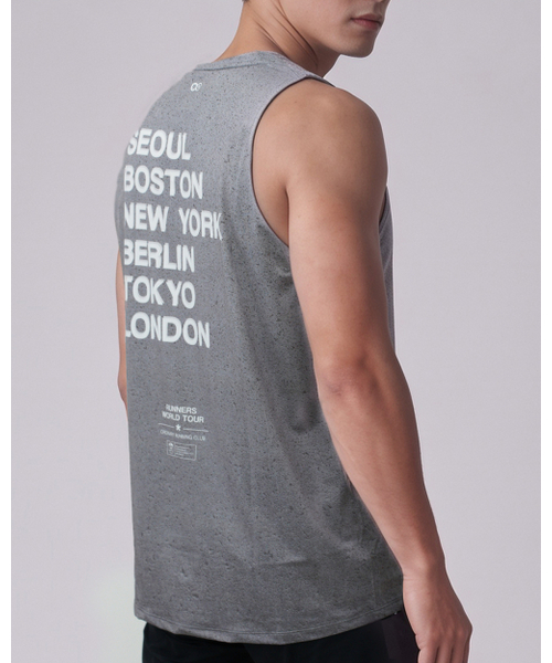 REACTIFY（リアクティファイ）の「City Run Graphic Running Tank Gray（Tシャツ/カットソー・メンズ・その他・SMALL/MEDIUM/LARGE/X-LARGE/XX-LARGE）」の2枚目の写真