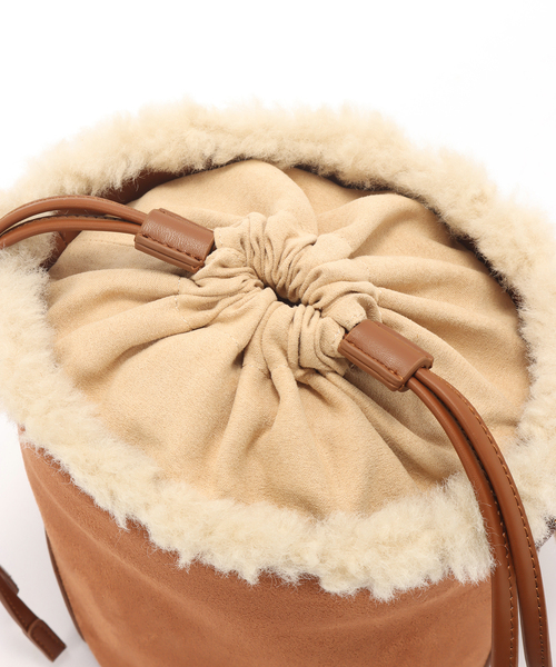 EDIT. FOR LULU(エディットフォールル)の「【SINBONO/シンボノ】 Gloria Bucket Bag(ハンドバッグ・レディース・ブラウン・FREE)」の3枚目の写真
