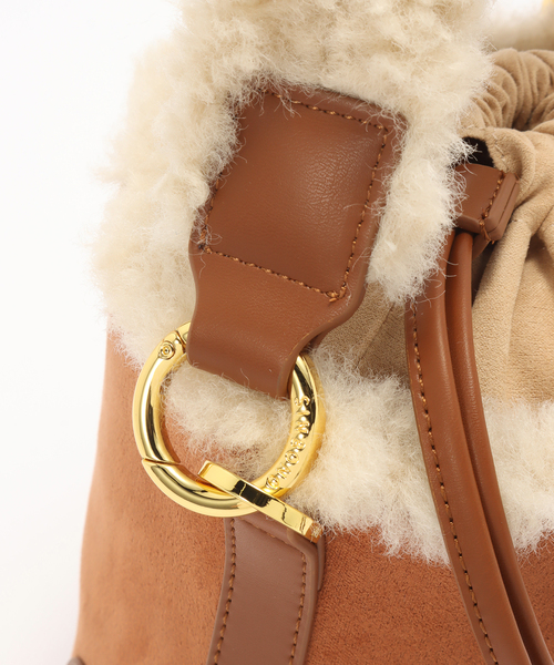 EDIT. FOR LULU(エディットフォールル)の「【SINBONO/シンボノ】 Gloria Bucket Bag(ハンドバッグ・レディース・ブラウン・FREE)」の4枚目の写真