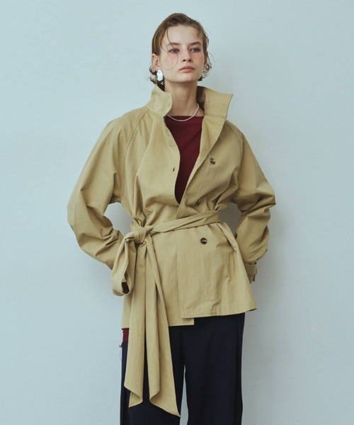 RiC(リック)の「WIDE TUCK TROUSERS(スラックス・レディース・ネイビー/ワイン/チェック・M/S)」の13枚目の写真