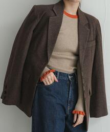 URBAN RESEARCH Sonny Label | 静電防止フリルクルーネックリブニットプルオーバー(ニット/セーター)