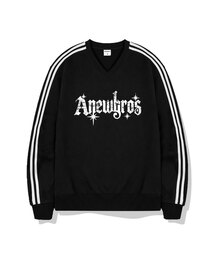 ラスティオーバーサイズトラックVネックスウェット5カラー[ANBV_9004]