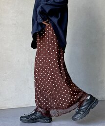 レースヘムイージースカート