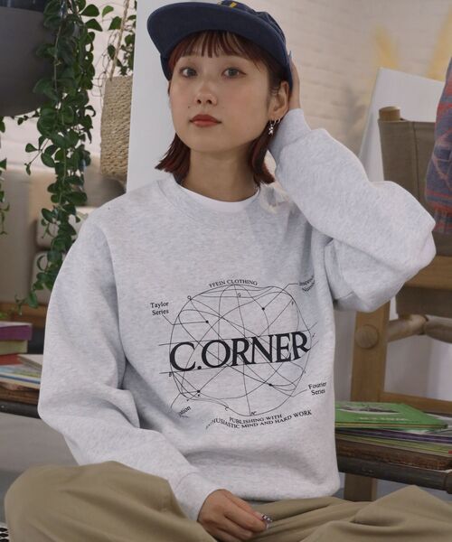 FFEIN(フェイン)の「*新色追加【FFEIN(フェイン)】ヘビーウエイトサークルロゴスウェット / 裏起毛 スウェット クルーネック ワンポイント プリント(スウェット・メンズ・ブラック/ブラウン/ネイビー/アッシュグレー/ワイン・SMALL/LARGE/MEDIUM)」の1枚目の写真