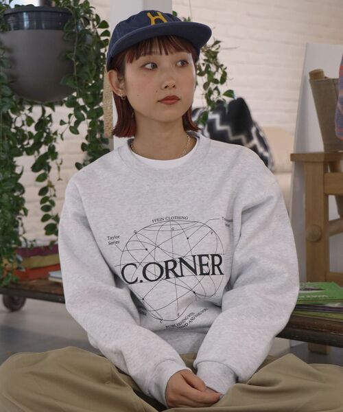 FFEIN(フェイン)の「*新色追加【FFEIN(フェイン)】ヘビーウエイトサークルロゴスウェット / 裏起毛 スウェット クルーネック ワンポイント プリント(スウェット・メンズ・ブラック/ブラウン/ネイビー/アッシュグレー/ワイン・SMALL/LARGE/MEDIUM)」の11枚目の写真