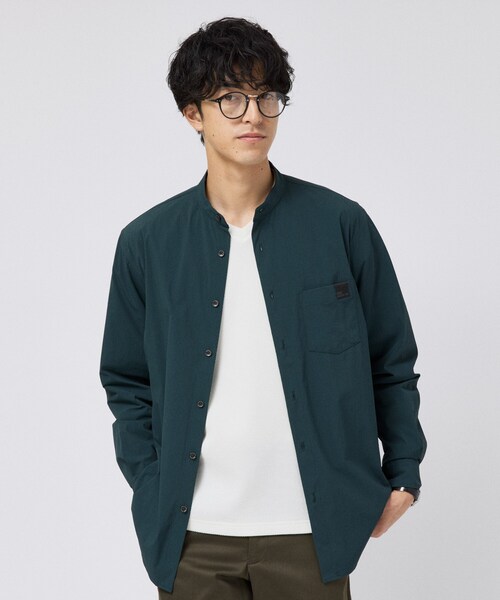 TAKEO KIKUCHI(タケオキクチ)の「【日本製】メッシュ ジャージ Vネック プルオーバー(スウェット・メンズ・オフホワイト・04/03/02)」の3枚目の写真