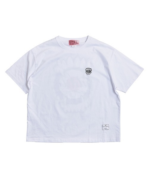 EFFECTEN(エフェクテン)の「mt10709-Target t-shirt Tシャツ(efsc-23)(Tシャツ/カットソー・メンズ・ホワイト/スミクロ・S/XL/L/M)」の3枚目の写真