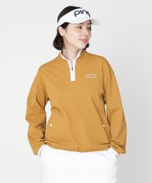 PING（ピン）の「【PING APPAREL】メッシュリバーニットハーフジップカットソー (LADIES)（スウェット）」