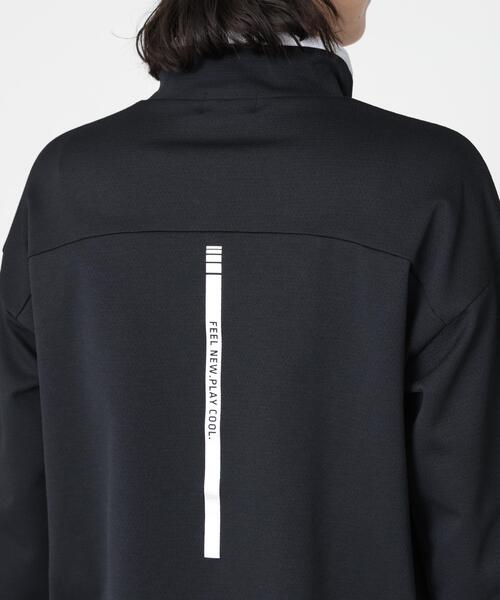 PING(ピン)の「【PING APPAREL】メッシュリバーニットハーフジップカットソー (LADIES)(スウェット・レディース・ブラック/ホワイト/ベージュ/カーキ・S/L/M/LL)」の10枚目の写真