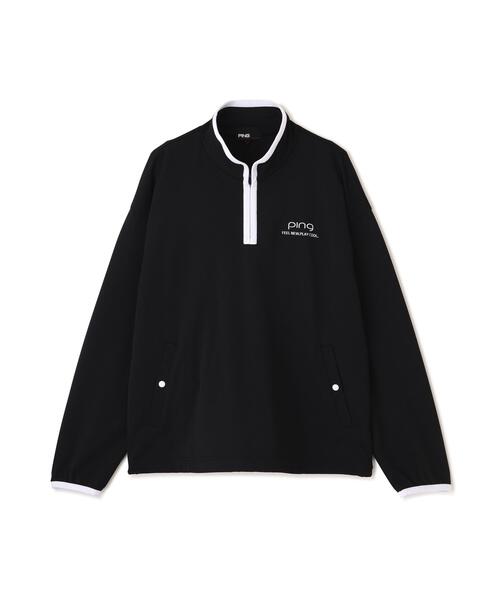 PING(ピン)の「【PING APPAREL】メッシュリバーニットハーフジップカットソー (LADIES)(スウェット・レディース・ブラック/ホワイト/ベージュ/カーキ・S/L/M/LL)」の15枚目の写真