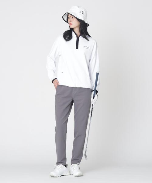 PING(ピン)の「【PING APPAREL】メッシュリバーニットハーフジップカットソー (LADIES)(スウェット・レディース・ブラック/ホワイト/ベージュ/カーキ・S/L/M/LL)」の19枚目の写真