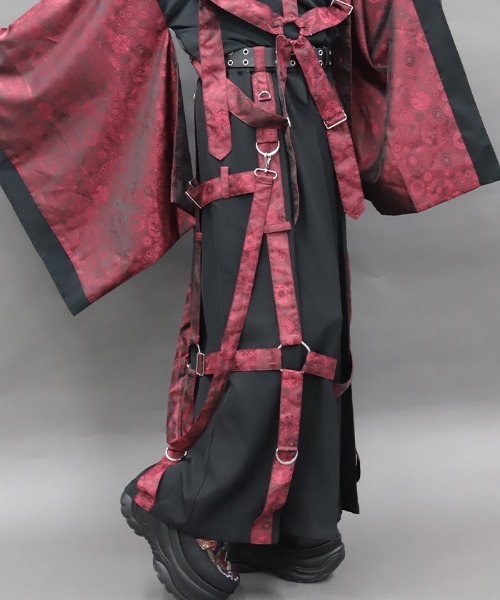 axes femme(アクシーズファム)の「ハーネス袴パンツ(その他パンツ・レディース・ローズ/レッドパープル/ブラック・SMALL/MEDIUM/LARGE)」の3枚目の写真