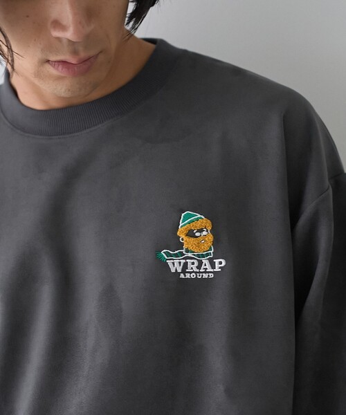 coen(コーエン)の「【WEB限定】OZZYブラッシュポンチクルーネックロングスリーブTシャツ(Tシャツ/カットソー・メンズ・ダークグレー/ナチュラル/ケリーグリーン/ブラウン系/その他2/その他1・L/M)」の1枚目の写真