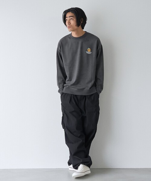 coen(コーエン)の「【WEB限定】OZZYブラッシュポンチクルーネックロングスリーブTシャツ(Tシャツ/カットソー・メンズ・ダークグレー/ナチュラル/ケリーグリーン/ブラウン系/その他2/その他1・L/M)」の20枚目の写真