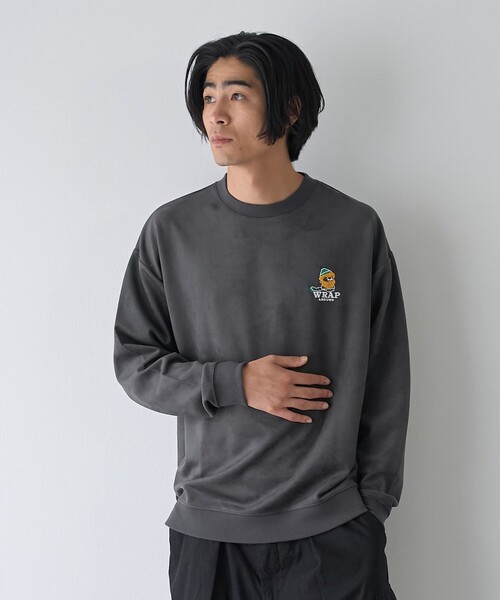 coen(コーエン)の「【WEB限定】OZZYブラッシュポンチクルーネックロングスリーブTシャツ(Tシャツ/カットソー・メンズ・ダークグレー/ナチュラル/ケリーグリーン/ブラウン系/その他2/その他1・L/M)」の22枚目の写真