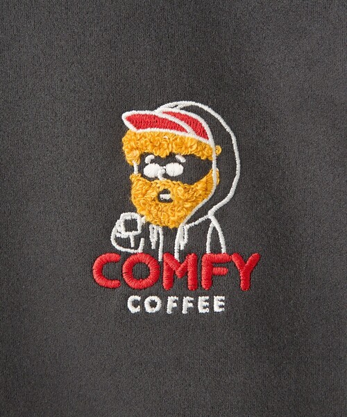 coen(コーエン)の「【WEB限定】OZZYブラッシュポンチクルーネックロングスリーブTシャツ(Tシャツ/カットソー・メンズ・ダークグレー/ナチュラル/ケリーグリーン/ブラウン系/その他2/その他1・L/M)」の8枚目の写真