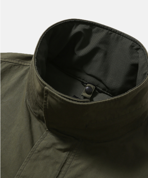 MOIF（モイフ）の「[AW26] ワイドファネルフィールドパーカー / オリーブ（その他アウター・メンズ・その他・2(M)/3(L)/1(S)）」の6枚目の写真