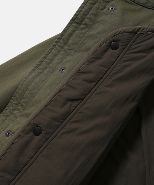MOIF（モイフ）の「[AW26] ワイドファネルフィールドパーカー / オリーブ（その他アウター・メンズ・その他・2(M)/3(L)/1(S)）」の20枚目の写真