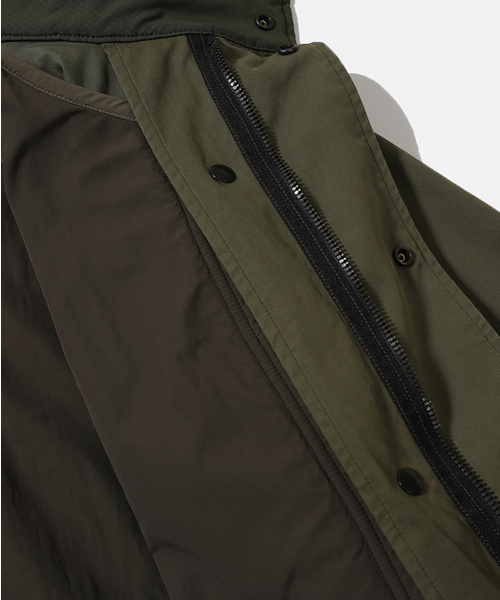MOIF（モイフ）の「[AW26] ワイドファネルフィールドパーカー / オリーブ（その他アウター・メンズ・その他・2(M)/3(L)/1(S)）」の21枚目の写真