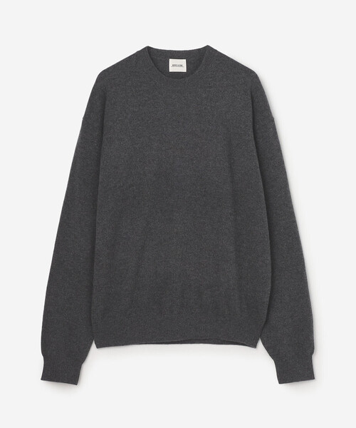 Morris & Sons(モリスアンドサンズ)の「MORRIS & SONS | カシミヤ クルーネックニット MEN(ニット/セーター・メンズ・ブラウン/ブルー系その他/ピンク系その他/チャコール・2/3)」の5枚目の写真