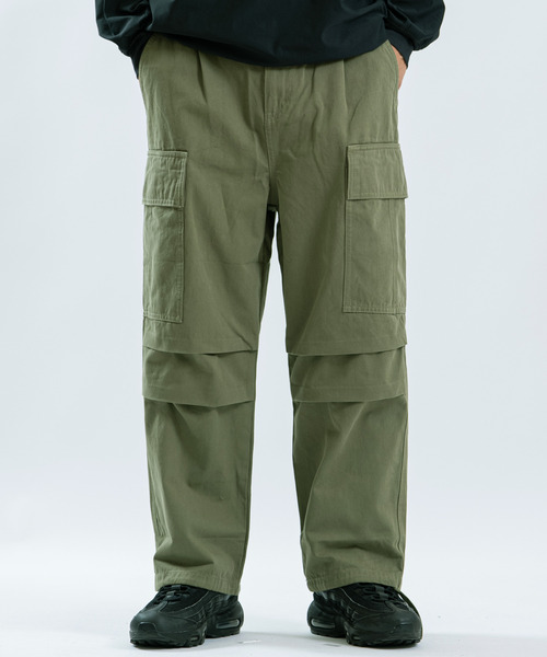 Universal Style Wear(ユニバーサルスタイルウェア)の「ワイドカーゴパンツ(カーゴパンツ・メンズ・カーキ/ブラック・LARGE/MEDIUM/SMALL)」の18枚目の写真