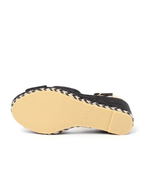 GLOBAL WORK（グローバルワーク）の「クロスジュートウエッジ/711565（サンダル・レディース・ネイビー/ブラック/カーキ/ブラウン・MEDIUM/LARGE/SMALL）」の8枚目の写真