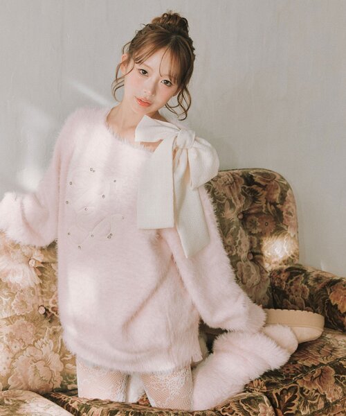 Holiday Collection】X'mas Knit tunic（ワンピース）｜OLIVE des