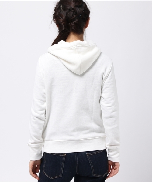 DouDou（ドゥドゥ）の「【DouDou】カットZIPパーカー（パーカー・レディース・ホワイト/グレー・FREE）」の5枚目の写真