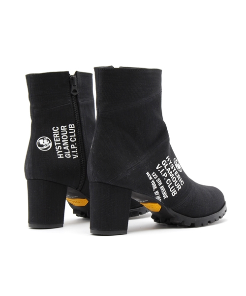 HYSTERIC GLAMOUR（ヒステリックグラマー）の「DENIM ショートブーツ（ブーツ・レディース・インディゴブルー/ブラック・23cm/24cm/25cm）」の5枚目の写真