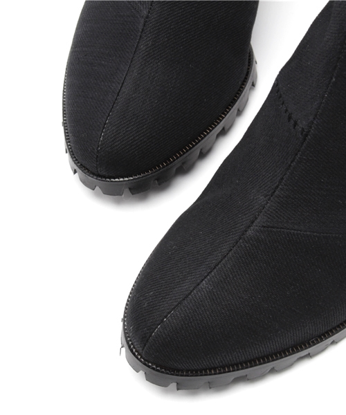 HYSTERIC GLAMOUR（ヒステリックグラマー）の「DENIM ショートブーツ（ブーツ・レディース・インディゴブルー/ブラック・23cm/24cm/25cm）」の6枚目の写真