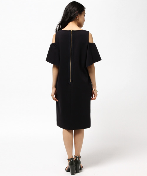 FIGARO Paris（フィガロパリ）の「ハイカウントポンチワンピース◆（ワンピース・レディース・ネイビー/ベージュ/ベージュ系その他・36/38）」の7枚目の写真