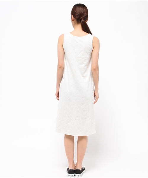 LBC（エルビーシー）の「om コットンPUポケ付きワンピース     （ワンピース・レディース・ライトグレー/アッシュグレー/スカイブルー・MEDIUM/LARGE）」の6枚目の写真