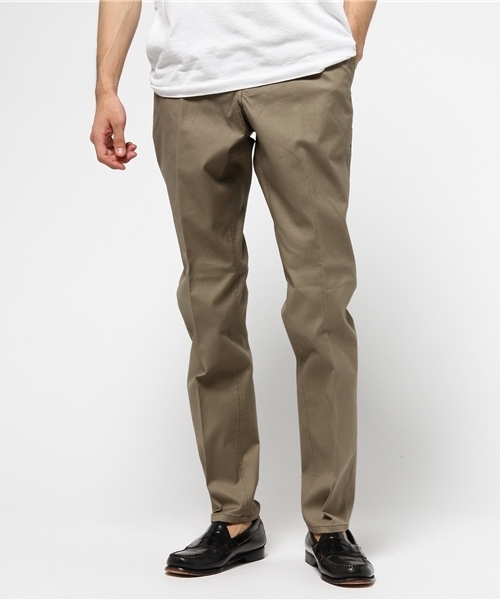 MEN'S BIGI(メンズビギ)の「ドビーストレッチスラックス/テーパード(スラックス・メンズ・キャメル/ボルドー/ブラック・SS/M/L/S)」の2枚目の写真