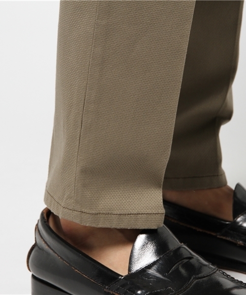 MEN'S BIGI(メンズビギ)の「ドビーストレッチスラックス/テーパード(スラックス・メンズ・キャメル/ボルドー/ブラック・SS/M/L/S)」の7枚目の写真