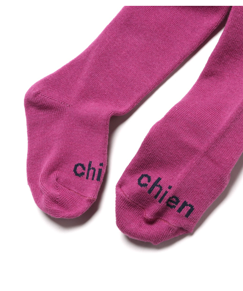 chien　chien（シアンシアン）の「タイツ（タイツ/ストッキング・キッズ・ピンク/ネイビー/イエロー/チャコール・105cm/85cm/95㎝/120cm/75cm/95cm）」の6枚目の写真