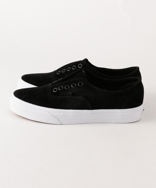 BEAUTY&YOUTH UNITED ARROWS（ビューティーアンドユースユナイテッドアローズ）の「＜VANS（バンズ）＞AUTHENTIC ゴアスニーカー◆（スニーカー・レディース・オフホワイト/ブラック・6h/5h/6/5/4h）」の4枚目の写真