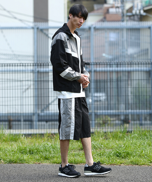 JUNRED(ジュンレッド)の「パネル切り替えショートパンツ(その他パンツ・メンズ・チャコールグレー/ブラック・M/L)」の16枚目の写真