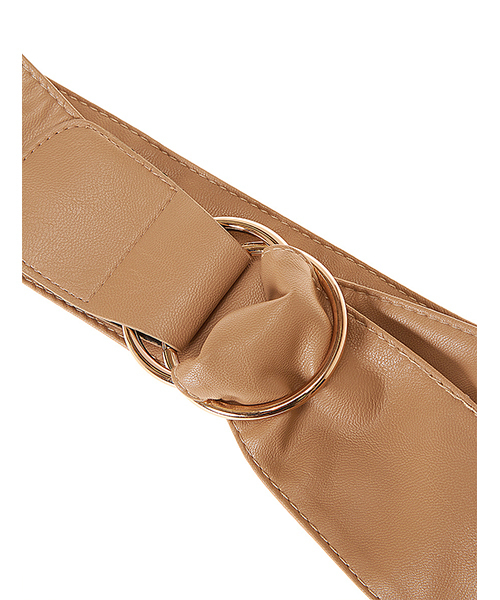 fifth（フィフス）の「サークルリングワイドベルト（ベルト・レディース・ブラウン/アイボリー/ブラック・FREE）」の7枚目の写真