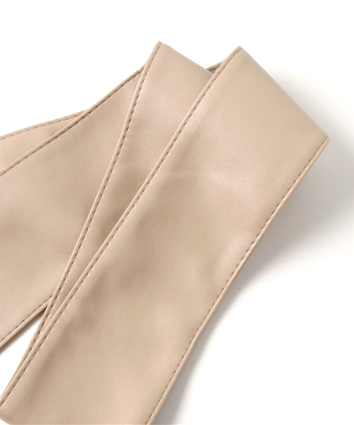 fifth（フィフス）の「サークルリングワイドベルト（ベルト・レディース・ブラウン/アイボリー/ブラック・FREE）」の4枚目の写真