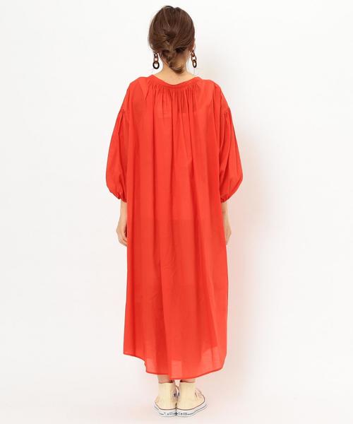 Another Edition（アナザーエディション）の「ボイルビッグワンピース2 ◆（ワンピース・レディース・オフホワイト/レッド/ケリー/ブラック・FREE）」の5枚目の写真