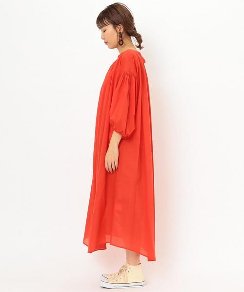 Another Edition（アナザーエディション）の「ボイルビッグワンピース2 ◆（ワンピース・レディース・オフホワイト/レッド/ケリー/ブラック・FREE）」の6枚目の写真