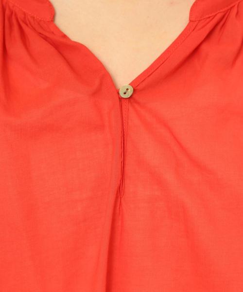 Another Edition（アナザーエディション）の「ボイルビッグワンピース2 ◆（ワンピース・レディース・オフホワイト/レッド/ケリー/ブラック・FREE）」の13枚目の写真