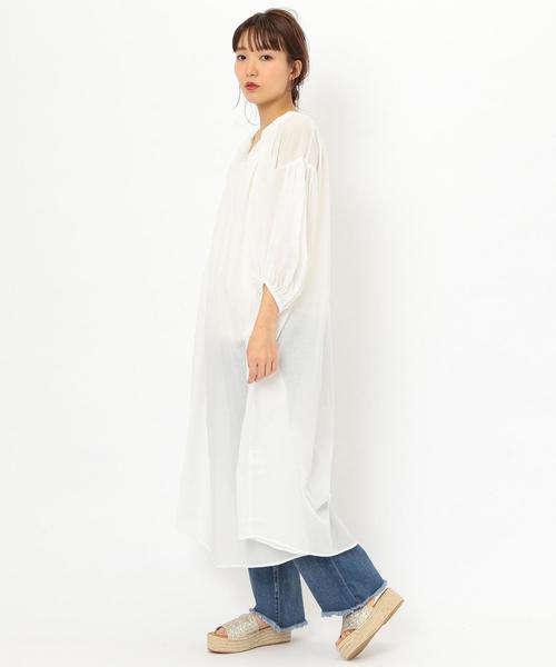 Another Edition（アナザーエディション）の「ボイルビッグワンピース2 ◆（ワンピース・レディース・オフホワイト/レッド/ケリー/ブラック・FREE）」の10枚目の写真