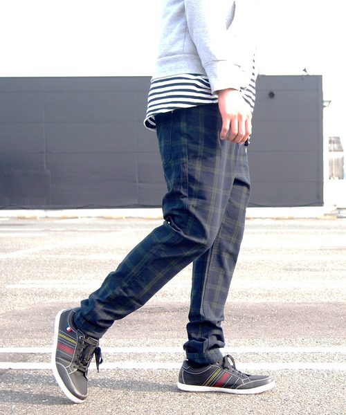 BEATJIVE（ビートジャイブ）の「デニムパンツ メンズ サルエル ワイド＆テーパード ストレッチ スキニー ジョガーパンツ ジーンズ ジーパン デニム ツイル コーデュロイ 迷彩（デニムパンツ・メンズ・ブラック/ベージュ/カーキ/サックスブルー/ワンウォッシュ/インディゴブルー/ブルー系その他/ハウンドトゥース/ベージュ系その他/グレー系その他/グリーン系その他/ブラック系その他/カモフラージュ/ネイビー/ダークインディゴブルー/ブラック系/ベージュ系/ホワイト×ブルー/ブルー系その他2/グリーン系その他2/ブラック系その他2/ブラック系その他3/ブルー系その他3・1/2/3/0）」の13枚目の写真