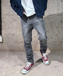 BEATJIVE（ビートジャイブ）の「デニムパンツ メンズ サルエル ワイド＆テーパード ストレッチ スキニー ジョガーパンツ ジーンズ ジーパン デニム ツイル コーデュロイ 迷彩（デニムパンツ）」