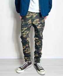 BEATJIVE（ビートジャイブ）の「デニムパンツ メンズ サルエル ワイド&テーパード ストレッチ スキニー ジョガーパンツ ジーンズ ジーパン デニム ツイル コーデュロイ 迷彩（デニムパンツ）」