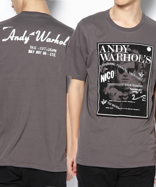 HYSTERIC GLAMOUR(ヒステリックグラマー)の「E.P.INEVITABLE pt T-SH(Tシャツ/カットソー・メンズ・ホワイト/ブルー/チャコールグレー・SMALL/MEDIUM/LARGE)」の2枚目の写真